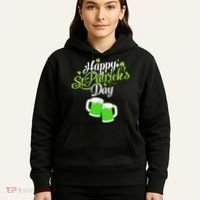 Beer Lucky Shamrock Happy St Patricks Day Green Hoodie thumb 5