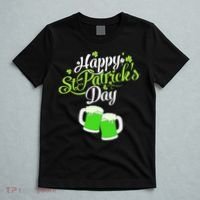 Beer Lucky Shamrock Happy St Patricks Day Green T-Shirt thumb 5