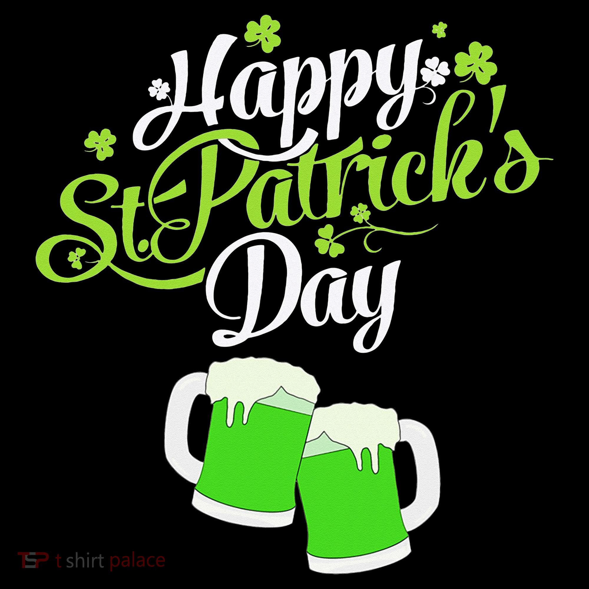 Beer Lucky Shamrock Happy St Patricks Day Green Women's Hoodie