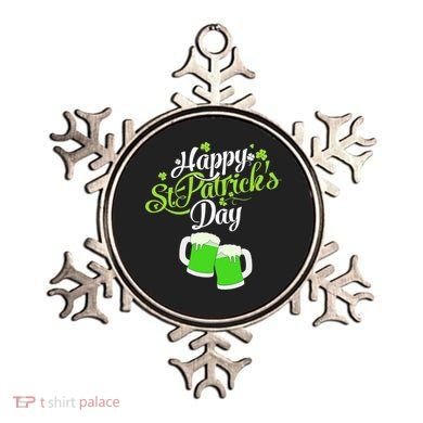 Beer Lucky Shamrock Happy St Patricks Day Green Ornament