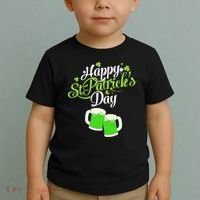 Beer Lucky Shamrock Happy St Patricks Day Green Toddler T-Shirt thumb 2