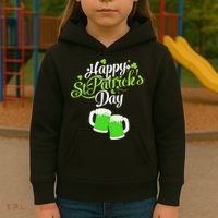 Beer Lucky Shamrock Happy St Patricks Day Green Kids Hoodie thumb 3