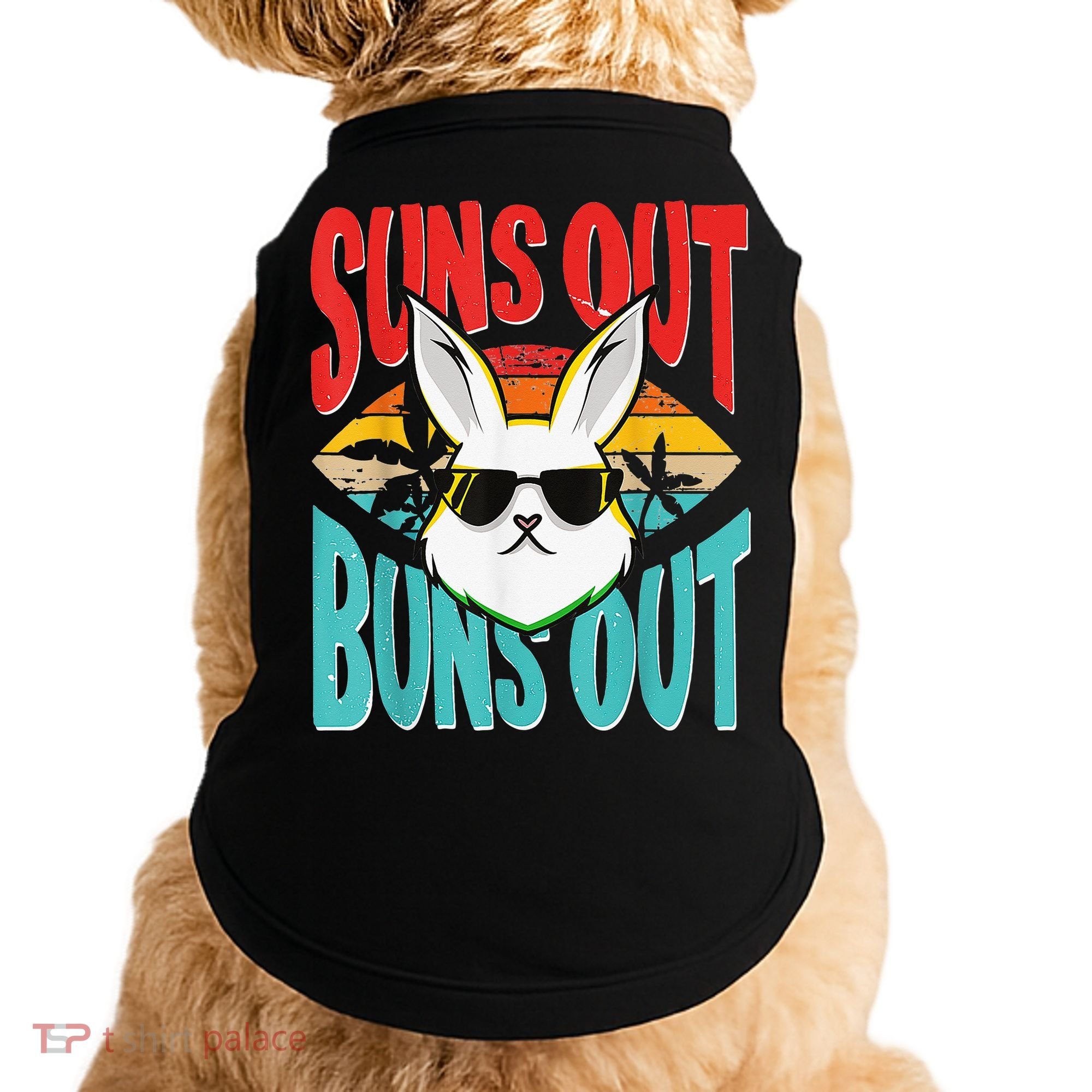 Bunny Lover Suns Out Buns Out Doggie Tank