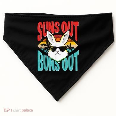 Bunny Lover Suns Out Buns Out USA-Made Doggie Bandana