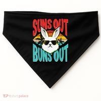 Bunny Lover Suns Out Buns Out USA-Made Doggie Bandana thumb 0