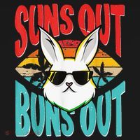 Bunny Lover Suns Out Buns Out Hoodie thumb 2