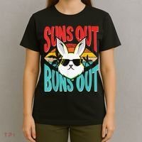 Bunny Lover Suns Out Buns Out T-Shirt thumb 4