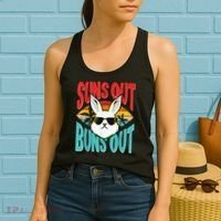 Bunny Lover Suns Out Buns Out Women's Tank Top thumb 2
