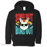 Bunny Lover Suns Out Buns Out Toddler Hoodie thumb 0