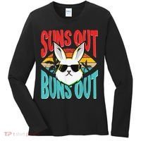 Bunny Lover Suns Out Buns Out Women's Long Sleeve Shirt thumb 0