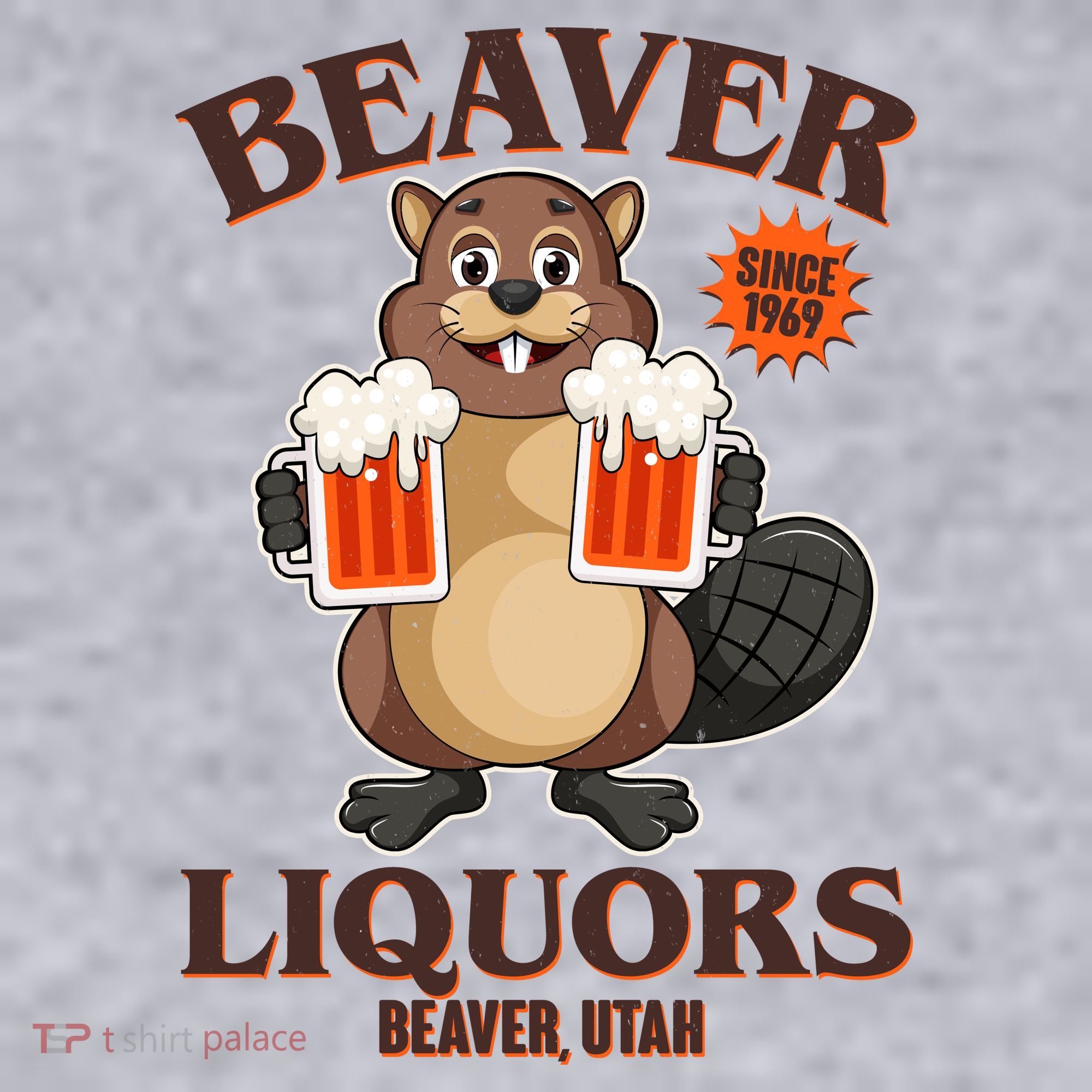 Beaver Liquors Since 1969 Beaver Utah Women's Racerback Cropped Tank