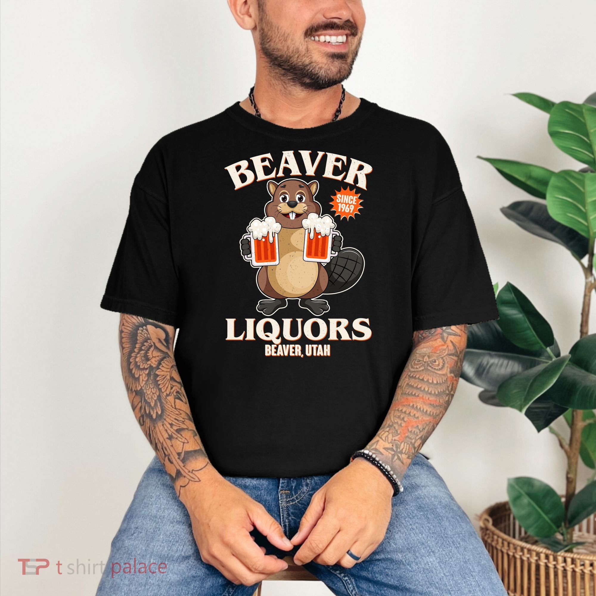 Beaver Liquors Since 1969 Beaver Utah Comfort Colors T-Shirt