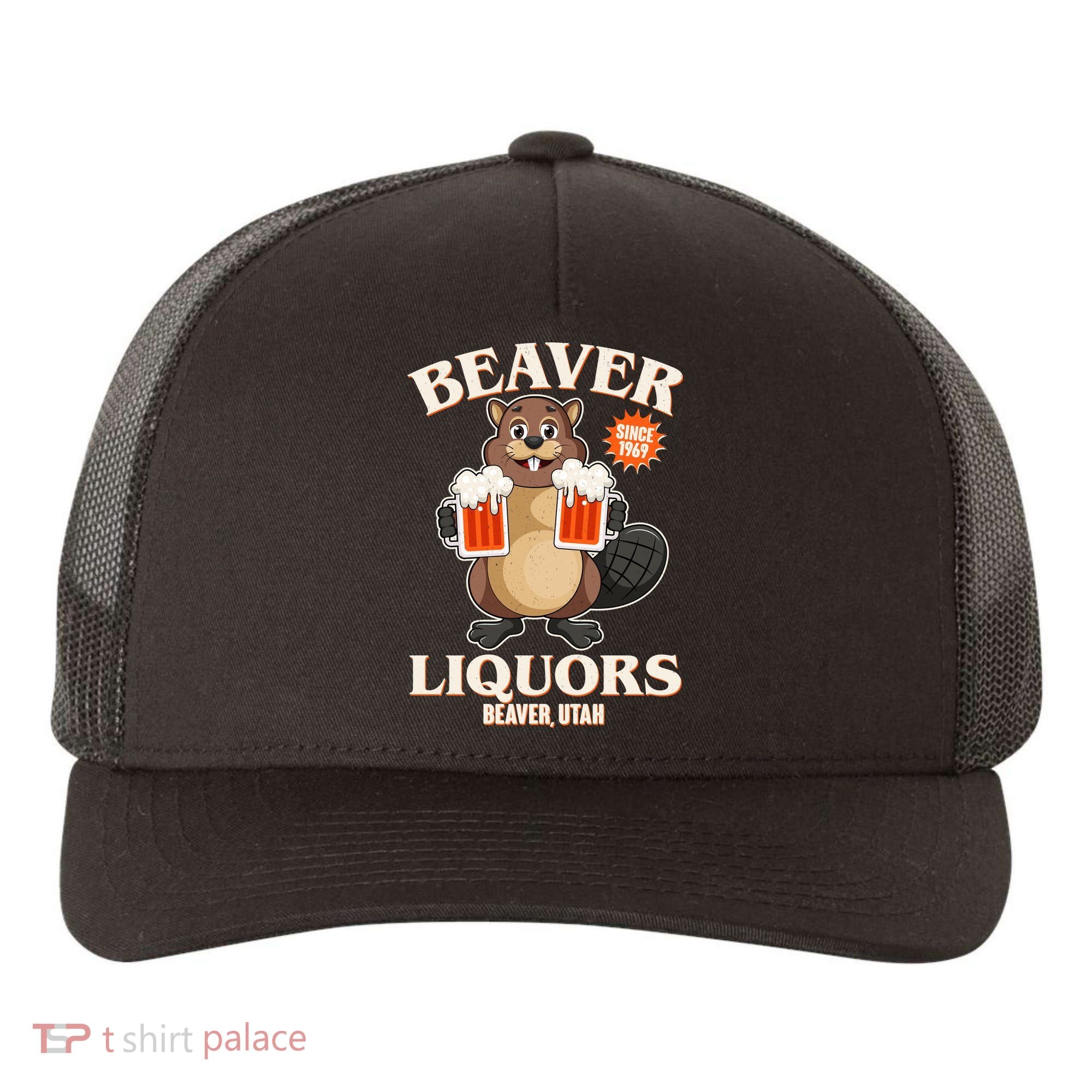 Beaver Liquors Since 1969 Beaver Utah Yupoong Adult 5-Panel Trucker Hat