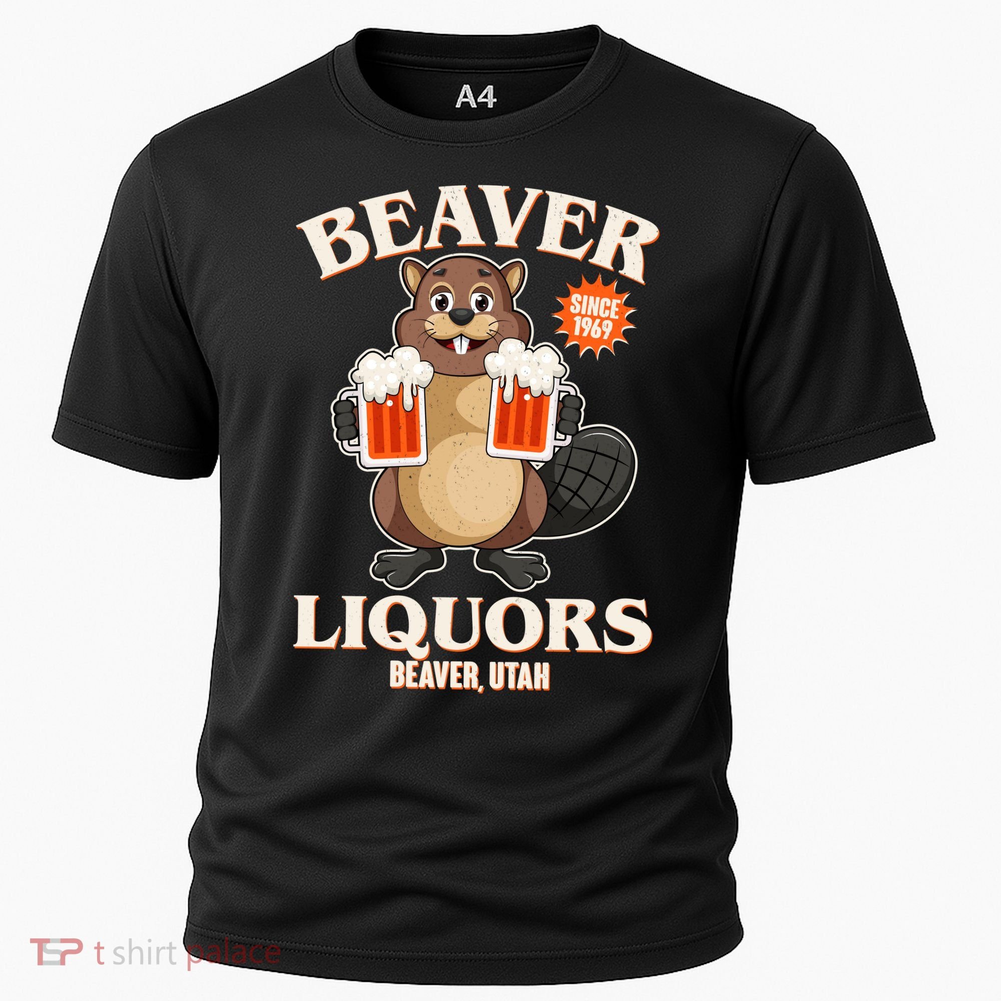 Beaver Liquors Since 1969 Beaver Utah Cooling Performance Crew T-Shirt