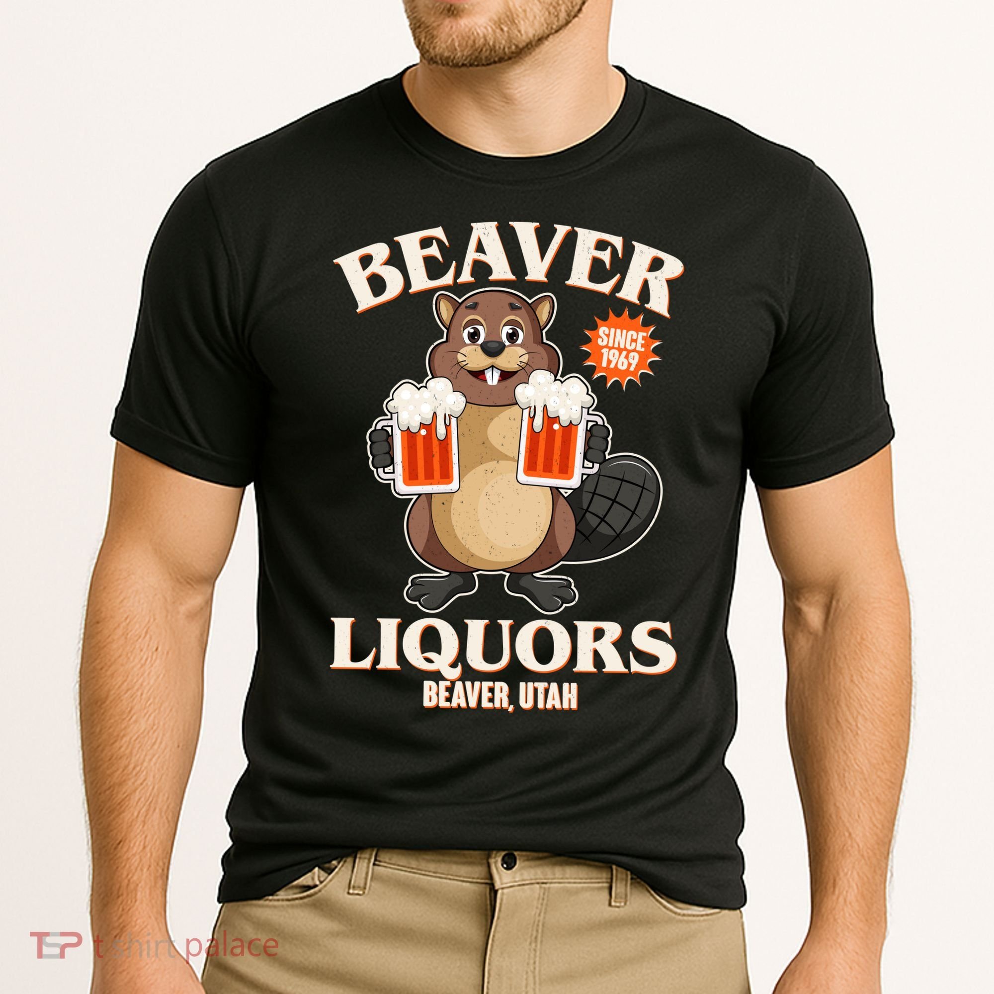 Beaver Liquors Since 1969 Beaver Utah Cooling Performance Crew T-Shirt