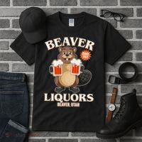 Beaver Liquors Since 1969 Beaver Utah Tall T-Shirt thumb 3