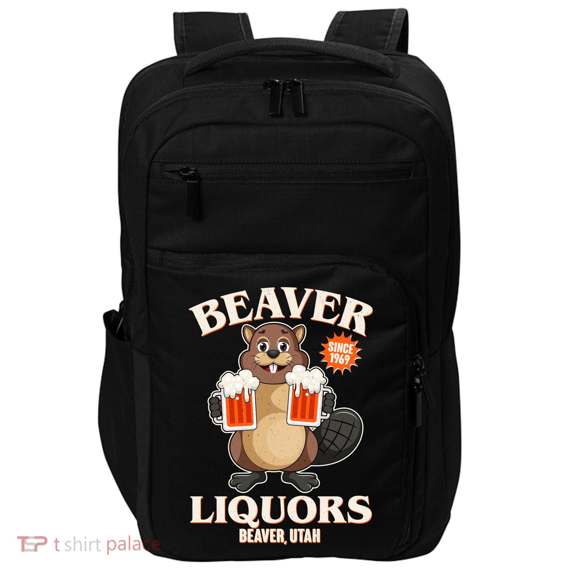 Beaver Liquors Since 1969 Beaver Utah Impact Tech Backpack