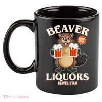 Beaver Liquors Since 1969 Beaver Utah 11oz C Handle Ceramic Mug thumb 2