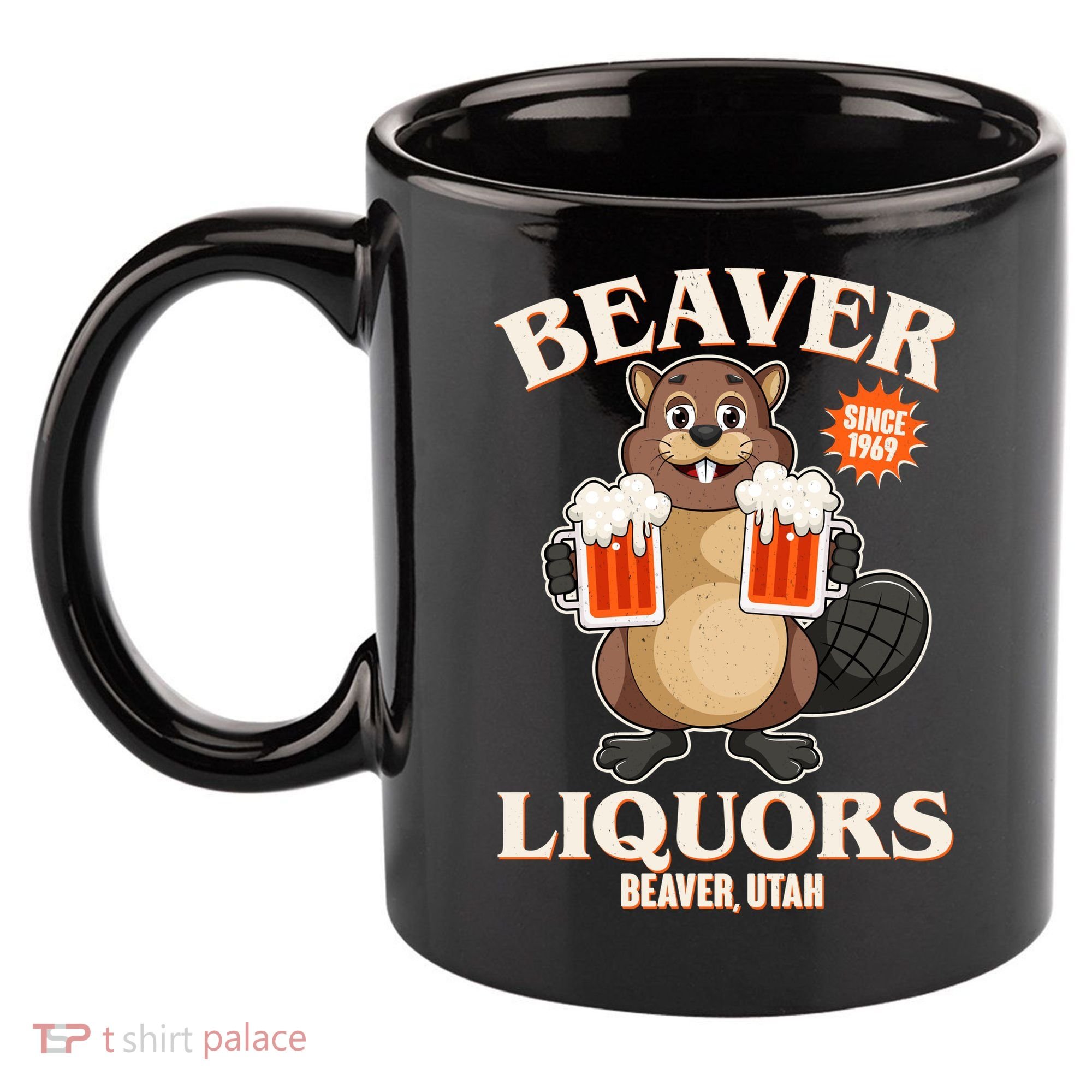 Beaver Liquors Since 1969 Beaver Utah 11oz C Handle Ceramic Mug