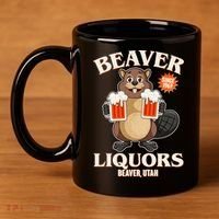 Beaver Liquors Since 1969 Beaver Utah 11oz C Handle Ceramic Mug thumb 4