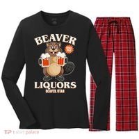 Beaver Liquors Since 1969 Beaver Utah Women's Long Sleeve Flannel Pajama Set  thumb 0