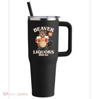 Beaver Liquors Since 1969 Beaver Utah 40oz Vacuum Insulated Stainless Steel Travel Tumbler thumb 0