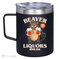 Beaver Liquors Since 1969 Beaver Utah 12oz Stainless Steel Coffee Mug thumb 2