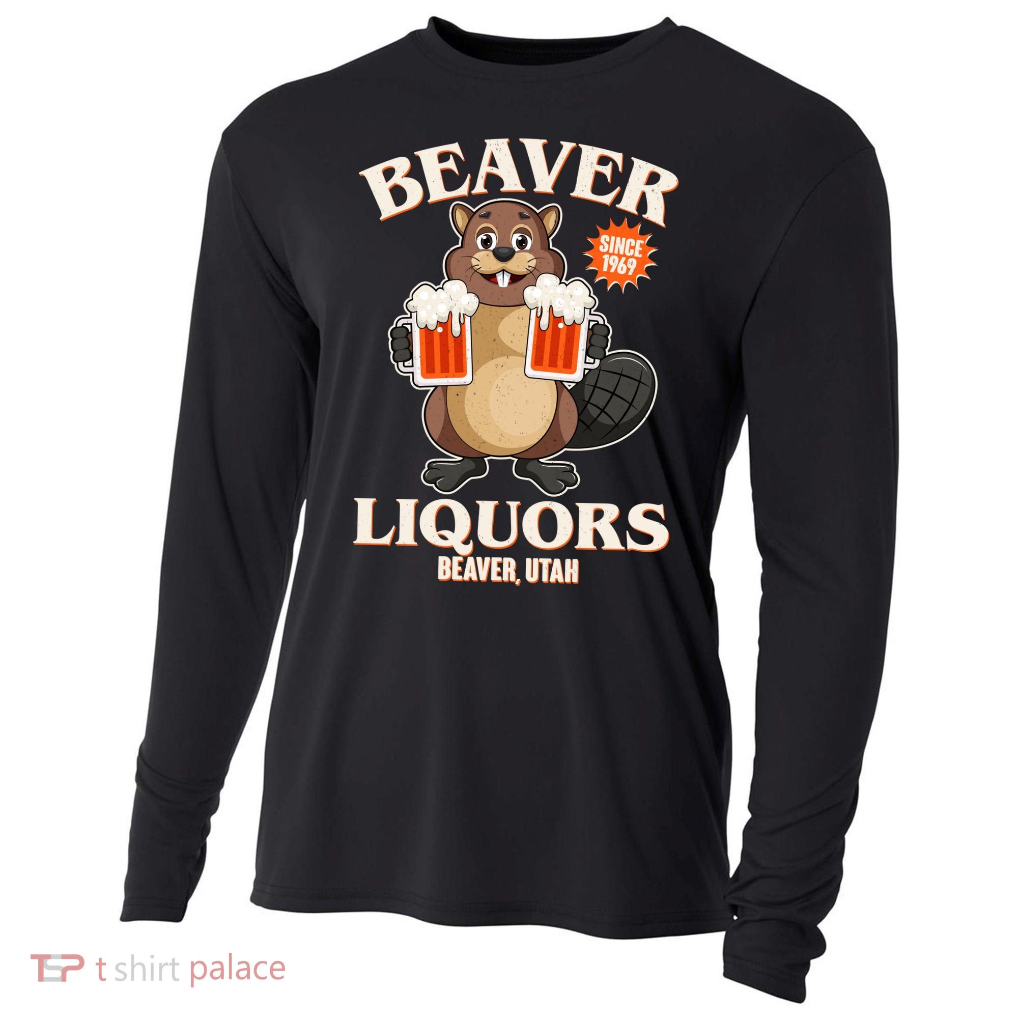Beaver Liquors Since 1969 Beaver Utah Cooling Performance Long Sleeve Crew