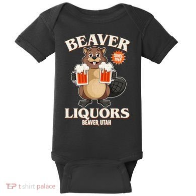 Beaver Liquors Since 1969 Beaver Utah Baby Bodysuit
