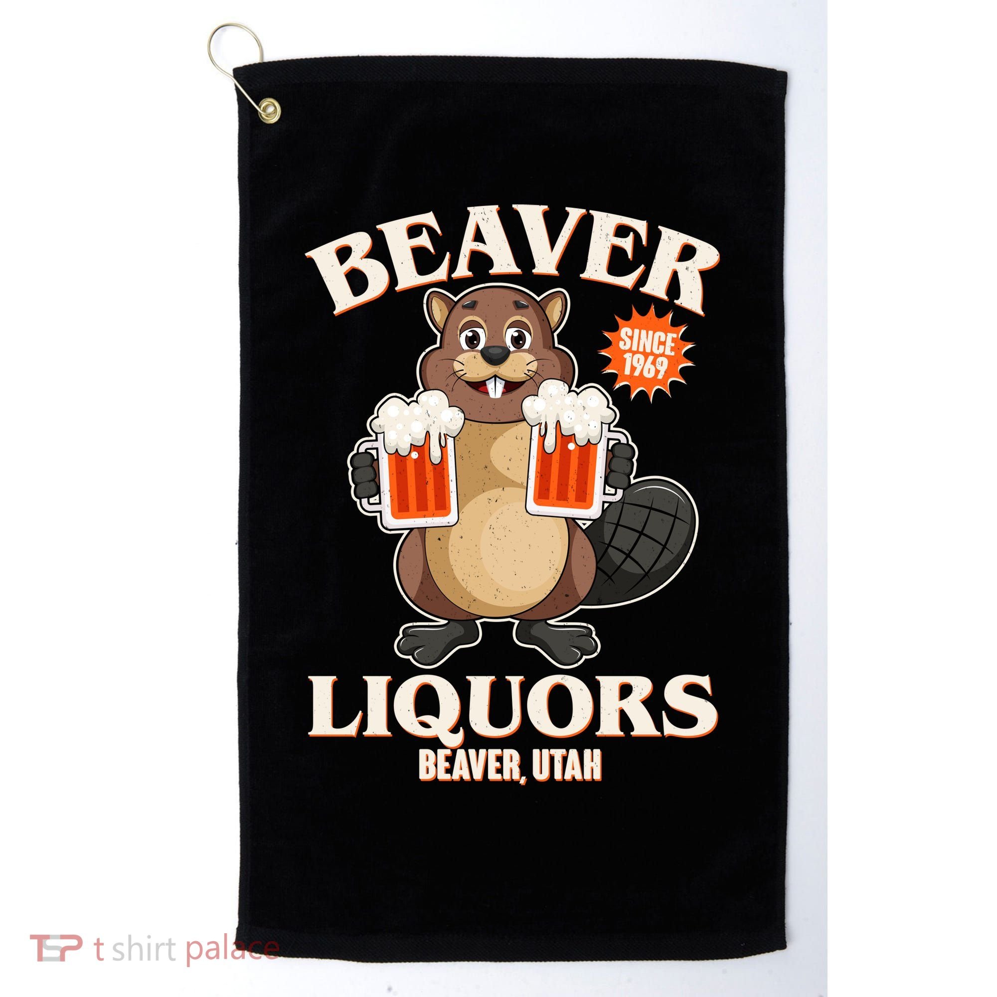 Beaver Liquors Since 1969 Beaver Utah Golf Towel