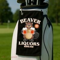 Beaver Liquors Since 1969 Beaver Utah Golf Towel thumb 2