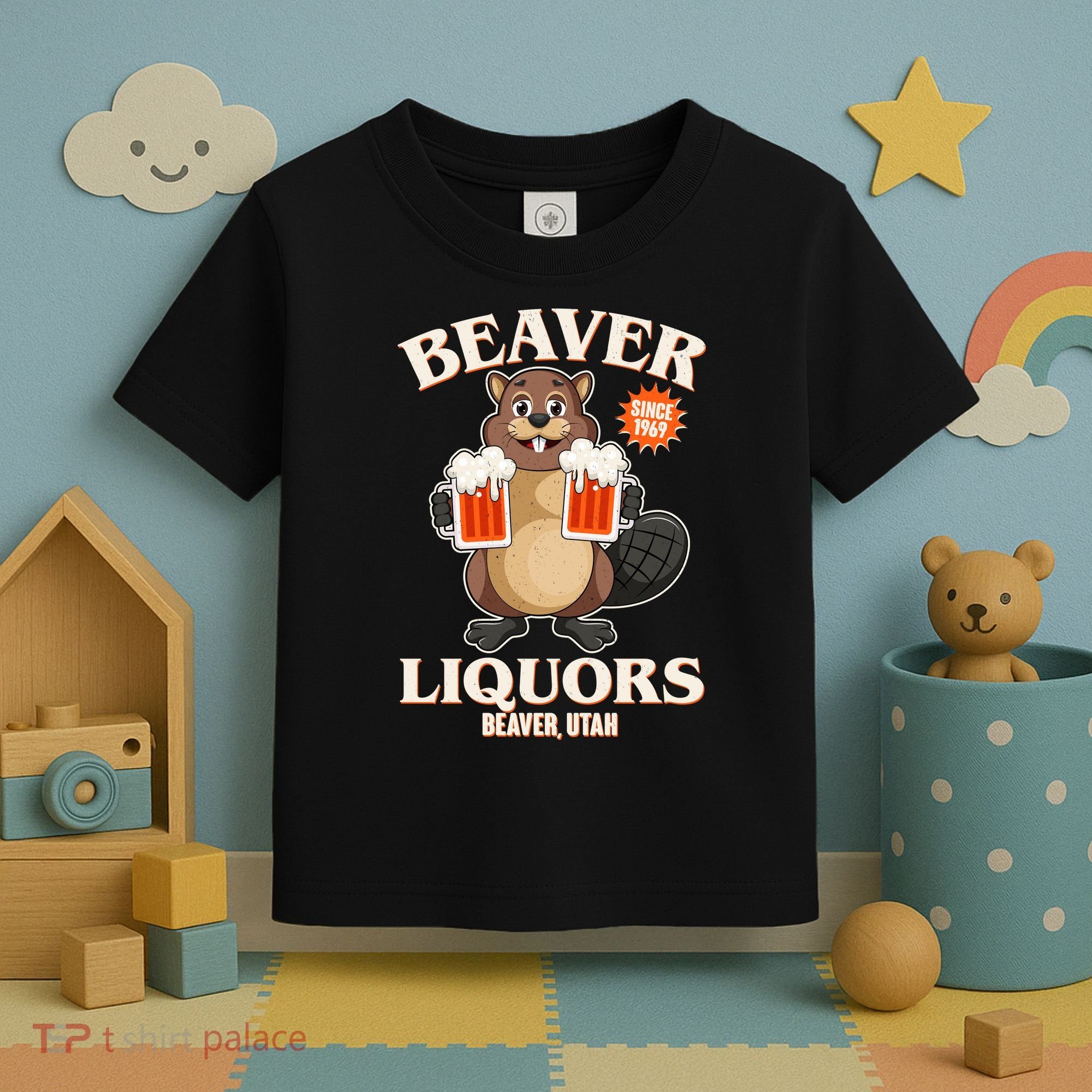 Beaver Liquors Since 1969 Beaver Utah Toddler T-Shirt
