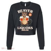 Beaver Liquors Since 1969 Beaver Utah Cropped Pullover Crew thumb 0