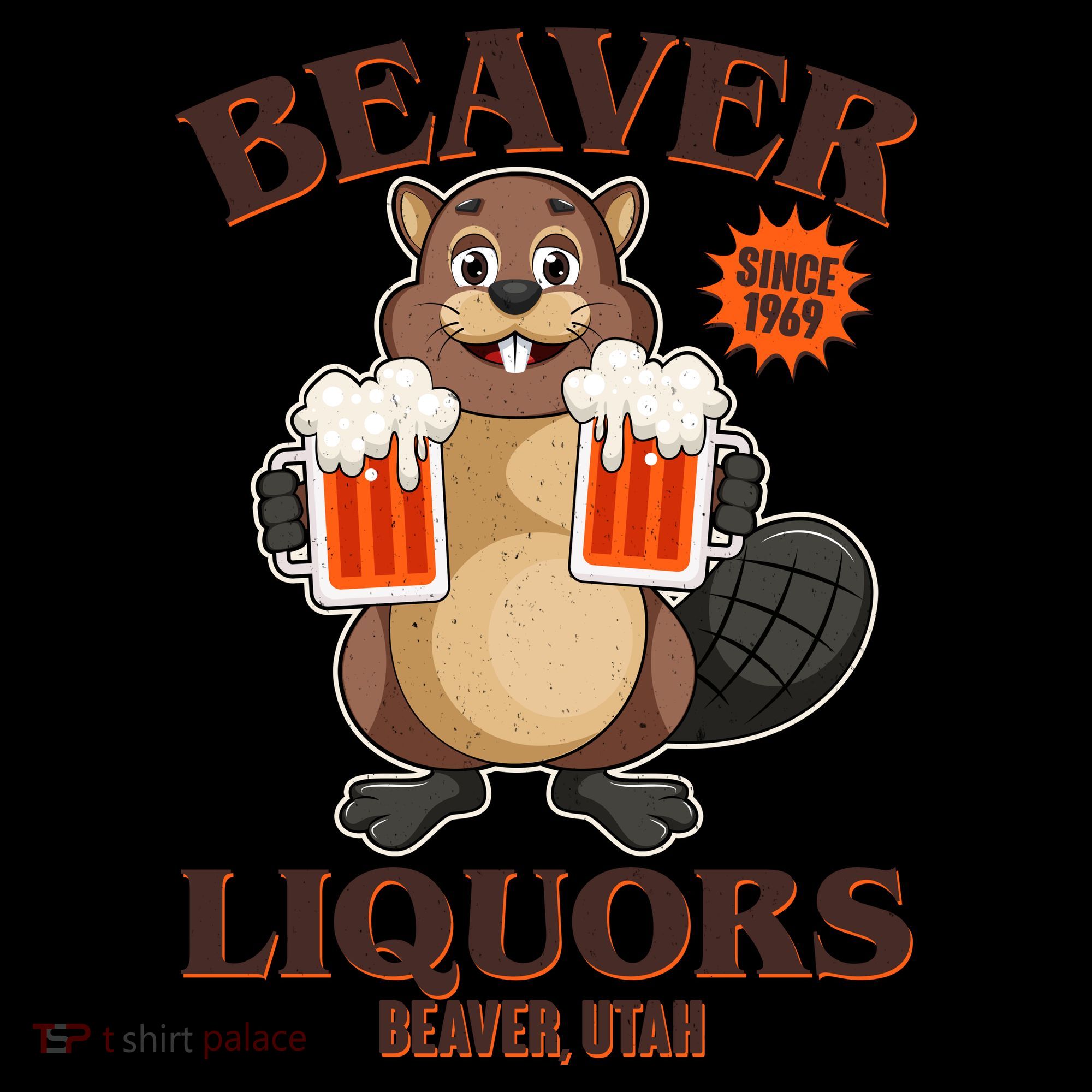 Beaver Liquors Since 1969 Beaver Utah Kids Colorblock Raglan Jersey