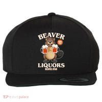 Beaver Liquors Since 1969 Beaver Utah Wool Snapback Cap thumb 0
