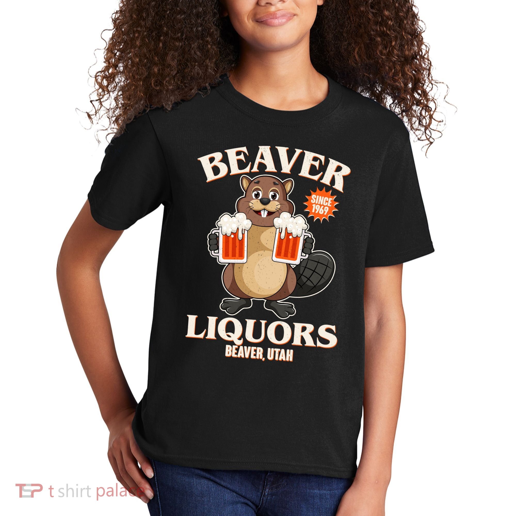 Beaver Liquors Since 1969 Beaver Utah Kids T-Shirt