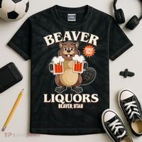 Beaver Liquors Since 1969 Beaver Utah Kids Tie-Dye T-Shirt thumb 2