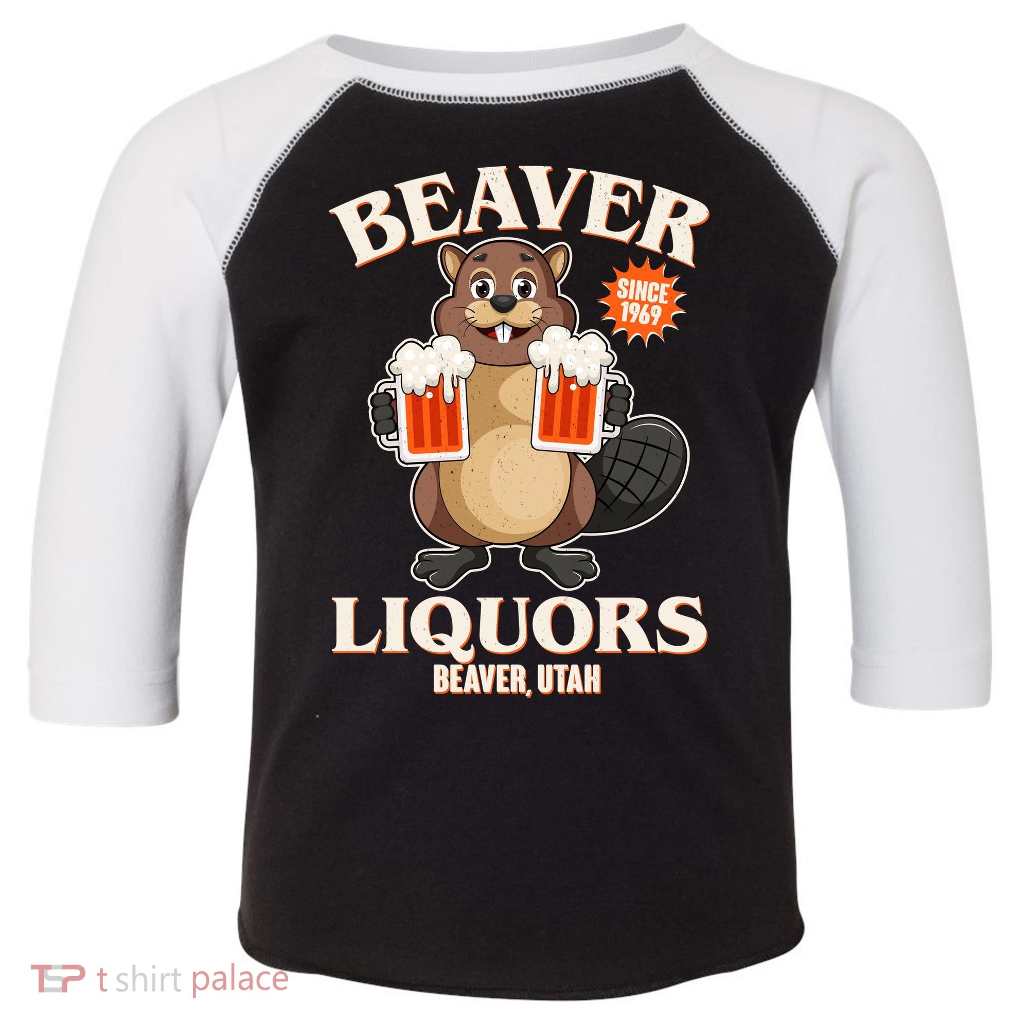 Beaver Liquors Since 1969 Beaver Utah Toddler Fine Jersey T-Shirt