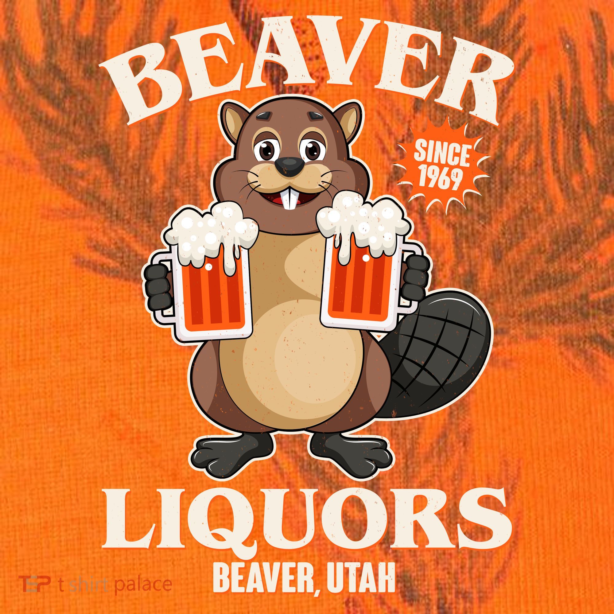 Beaver Liquors Since 1969 Beaver Utah Kati Licensed 12" Camo Cuffed Beanie