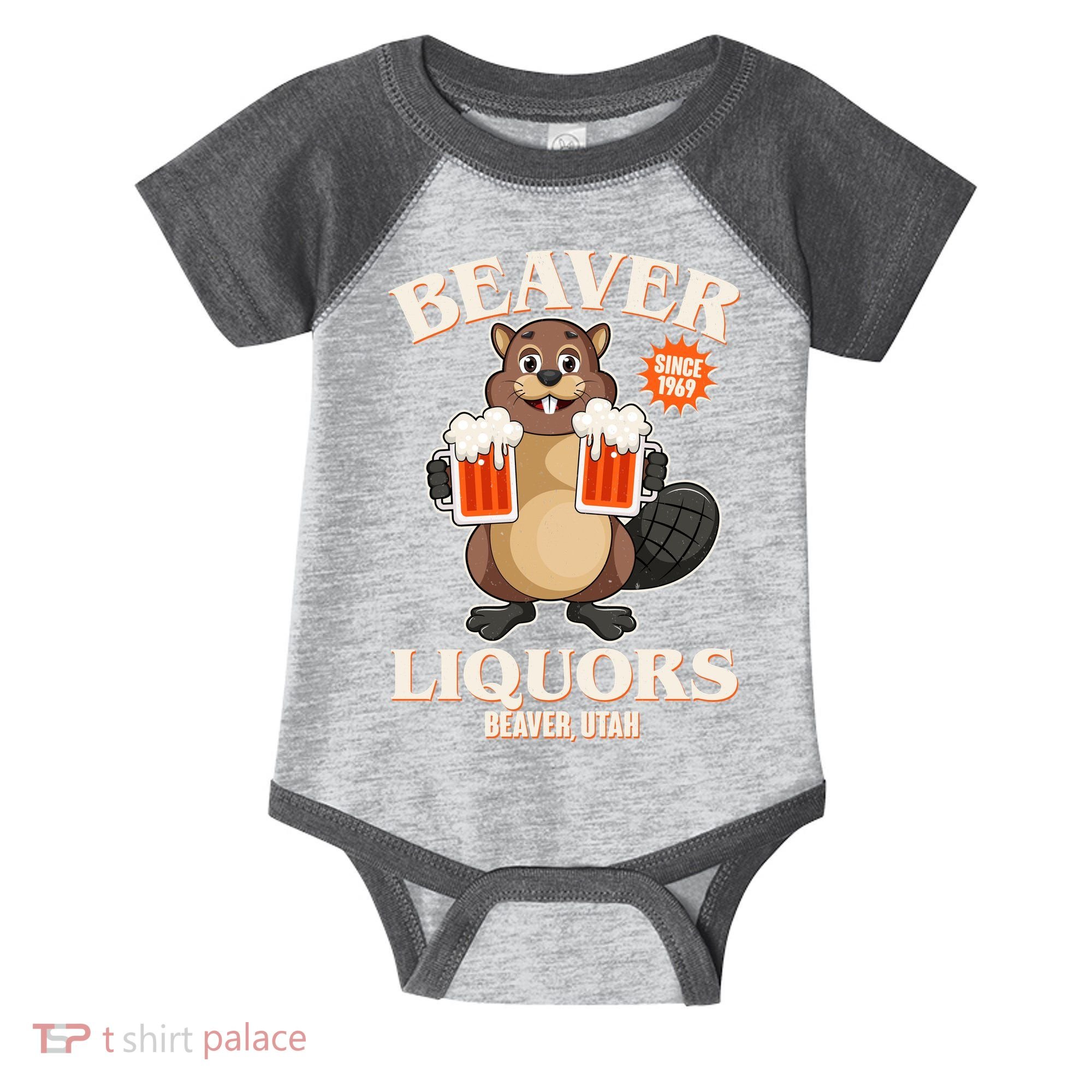 Beaver Liquors Since 1969 Beaver Utah Infant Baby Jersey Bodysuit