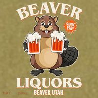 Beaver Liquors Since 1969 Beaver Utah Garment-Dyed Women's Muscle Tee thumb 6