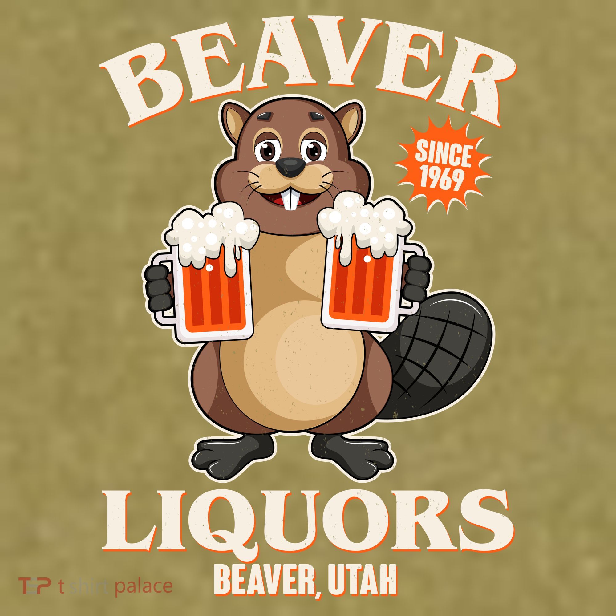 Beaver Liquors Since 1969 Beaver Utah Garment-Dyed Women's Muscle Tee
