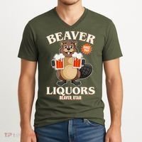 Beaver Liquors Since 1969 Beaver Utah V-Neck T-Shirt thumb 2
