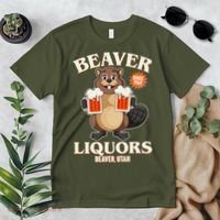 Beaver Liquors Since 1969 Beaver Utah Premium T-Shirt thumb 2