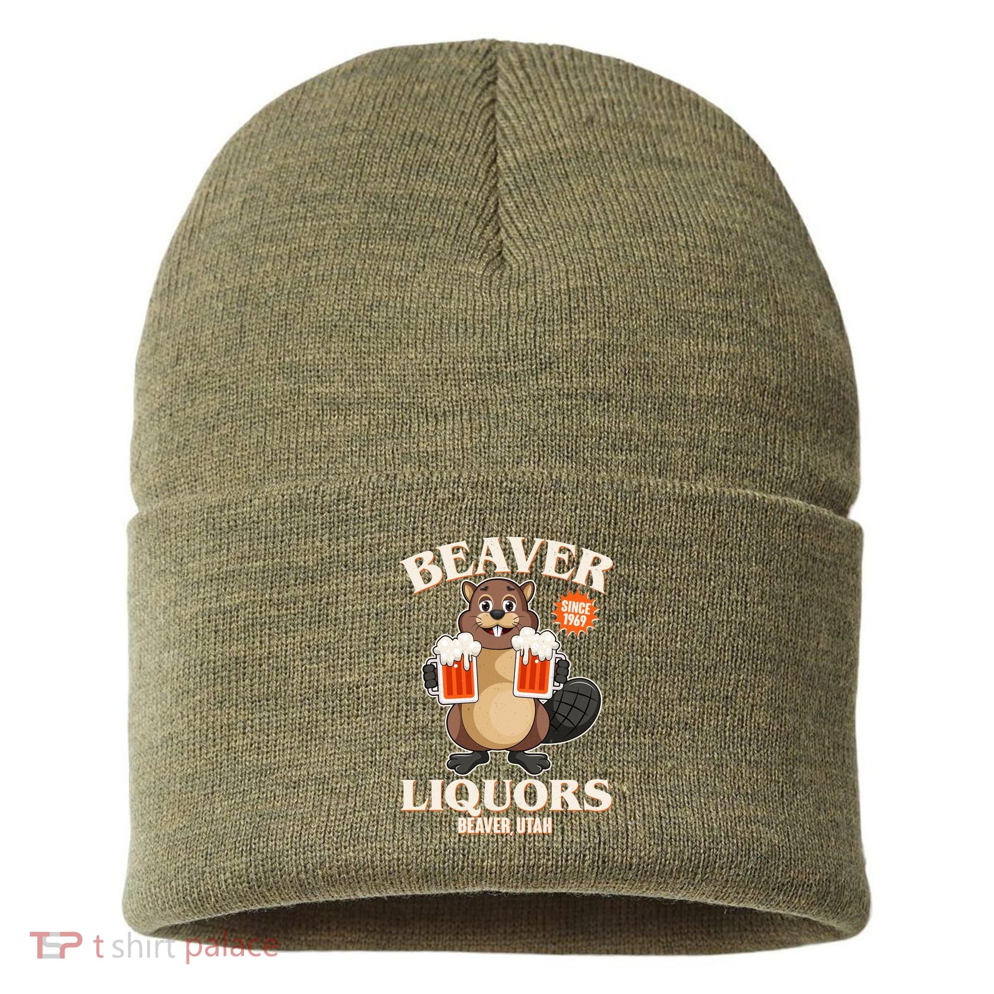 Beaver Liquors Since 1969 Beaver Utah Sustainable Knit Beanie