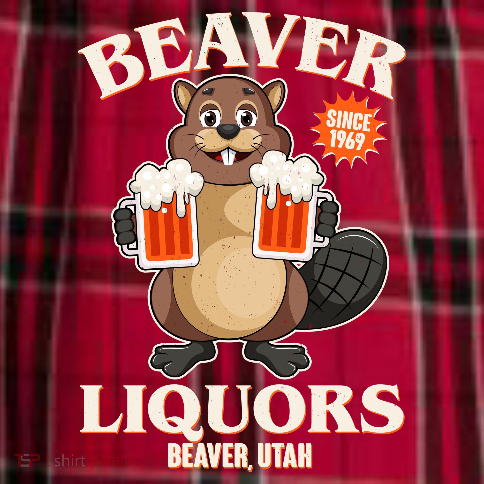 Beaver Liquors Since 1969 Beaver Utah Women's Flannel Plaid Pajama Pants