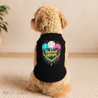 Baseball Life Style Ice Cream Drip Doggie Tank thumb 2