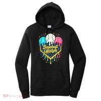 Baseball Life Style Ice Cream Drip Women's Hoodie thumb 0