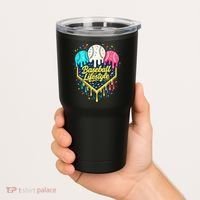 Baseball Life Style Ice Cream Drip Tumbler thumb 2