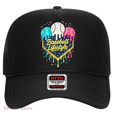 Baseball Life Style Ice Cream Drip Hat